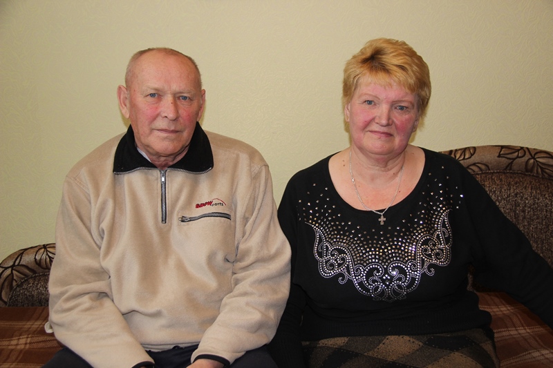 Павел Николаевич Шляга со своей женой Людмилой Зеноновной